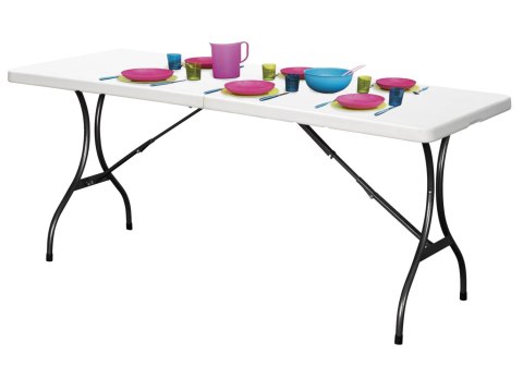 STÓŁ CATERINGOWY BANKIETOWY OGRODOWY SKŁADANY 240X70 CM MODERNHOME