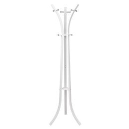 WIESZAK NA UBRANIA ODZIEŻ STOJAK BIAŁY MODERNHOME