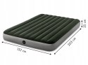 MATERAC DUŻY DMUCHANY 203X152 CM DWUOSOBOWY ELEKTRYCZNA POMPKA GRATIS INTEX 64779