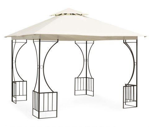 NAMIOT PAWILON OGRODOWY LUX ALTANA 3X3 M Z MOSKITIERĄ I PEŁNYMI ŚCIANKAMI MULTIGARDEN