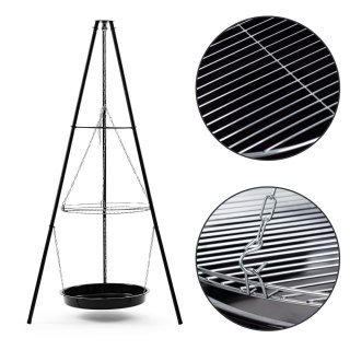 PALENISKO GRILL OGRODOWY OGRODOWE Z RUSZTEM TRÓJNÓG MULTIGARDEN