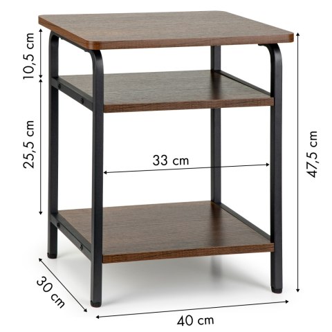 STOLIK KAWOWY LOFT NOWOCZESNY 3 POZIOMY MODERNHOME