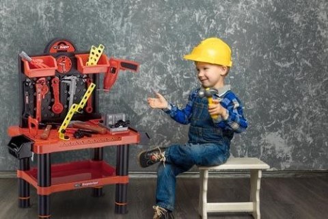 WARSZTAT NARZĘDZIA DLA DZIECI STÓŁ NARZĘDZIOWY "SUPERIOR"