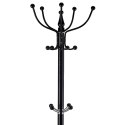 WIESZAK STOJĄCY 14 HACZYKÓW NA UBRANIA METAL CZARNY MODERNHOME