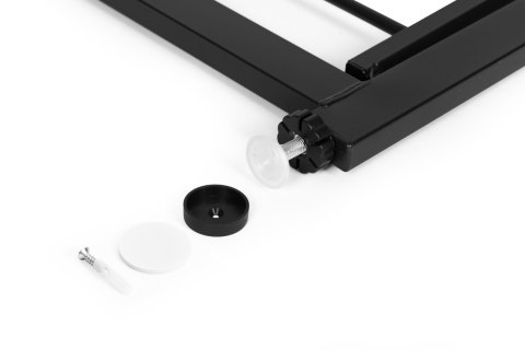 BRAMKA BARIERKA ZABEZPIECZAJĄCA 74-132 CM NA SCHODY I DRZWI STAL DODATKOWE PANELE CZARNA ECOTOYS