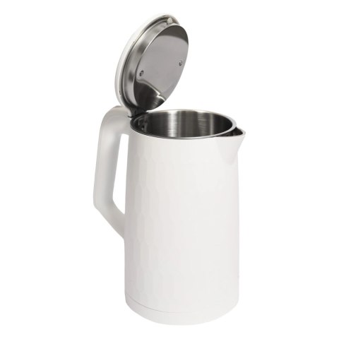 CZAJNIK ELEKTRYCZNY BEZPRZEWODOWY TURYSTYCZNY 1500 W 1.8 L OBROTOWY BIAŁY