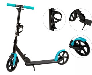 HULAJNOGA MIEJSKA DLA DZIECI I MŁODZIEŻY SKŁADANA REGULACJA WYSOKOŚCI 91-101 CM KOŁA 200 MM UCHWYT NA BIDON