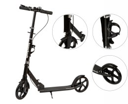 HULAJNOGA MIEJSKA DLA DZIECI I MŁODZIEŻY SKŁADANA REGULACJA WYSOKOŚCI 95-105 CM KOŁA 200 MM UCHWYT NA BIDON