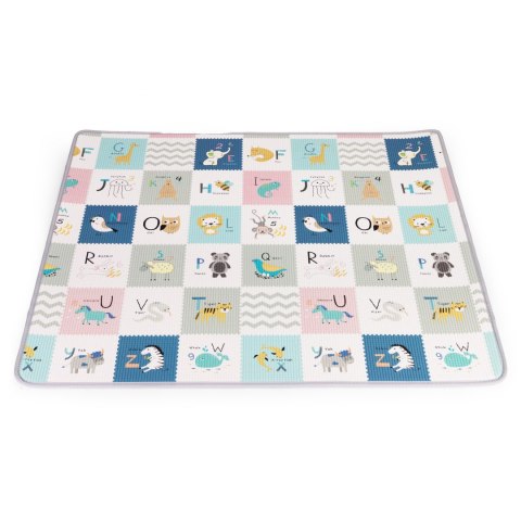 MATA PIANKOWA DLA DZIECI EDUKACYJNA DWUSTRONNA ZWIJANA ALFABET ECOTOYS