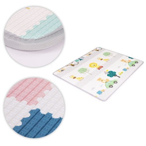 MATA PIANKOWA DLA DZIECI EDUKACYJNA DWUSTRONNA ZWIJANA ALFABET ECOTOYS