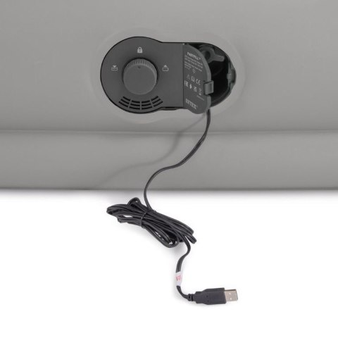 MATERAC DMUCHANY JEDNOOSOBOWY 191X99X36 CM Z WBUDOWANĄ POMPKĄ ELEKTRYCZNĄ USB ŁÓŻKO INTEX 64157