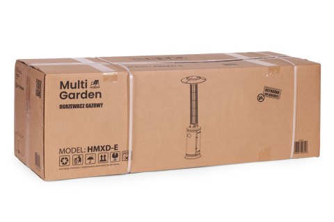 OGRZEWACZ PARASOL GAZOWY GRZEJNIK 9 KW SZKLANY NA OGRÓD PATIO REDUKTOR WĄŻ POKROWIEC MULTIGARDEN