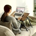 PODSTAWKA POD LAPTOPA 60X35 CM STOLIK DO ŁÓŻKA SKŁADANY RUSTYKALNY