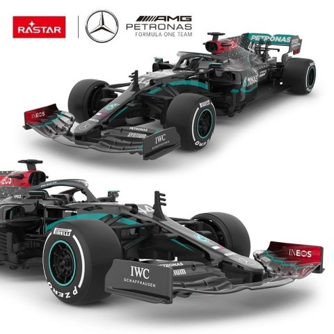 SAMOCHÓD ZDALNIE STEROWANY MERCEDES-AMG F1 W11 EQ PERFORMANCE R/C SKALA 1:18 RASTAR 98500