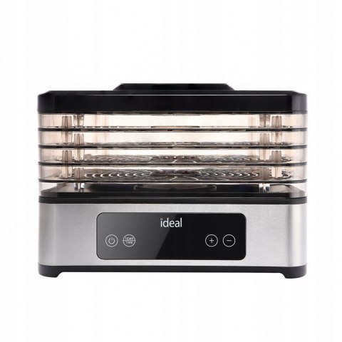 DUŻA SUSZARKA DO GRZYBÓW OWOCÓW WARZYW IDEAL INOX + TERMOOBIEG 400W + TIMER