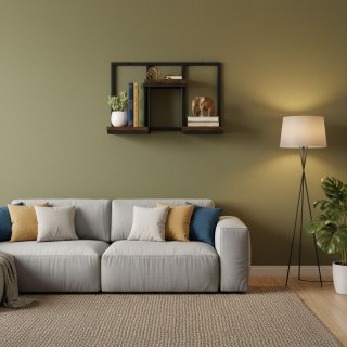 KWIETNIK ŚCIENNY PÓŁKA WISZĄCA NA KWIATY OZDOBY 3 POZIOMY LOFT MODERNHOME