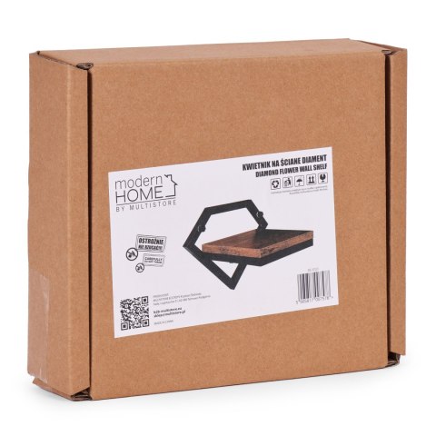 KWIETNIK ŚCIENNY PÓŁKA WISZĄCA NA KWIATY OZDOBY LOFT DIAMENT MODERNHOME