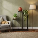 KWIETNIK STOJĄCY STOJAK NA KWIATY OZDOBY 3 PÓŁKI LOFT MODERNHOME