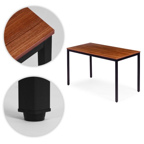 STÓŁ DO KUCHNI JADALNI DLA 4-5 OSÓB BIURKO KOMPUTEROWE 120X60 CM MODERNHOME