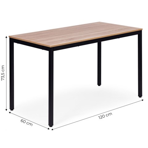 STÓŁ DO KUCHNI JADALNI DLA 4-5 OSÓB BIURKO KOMPUTEROWE 120X60 CM MODERNHOME