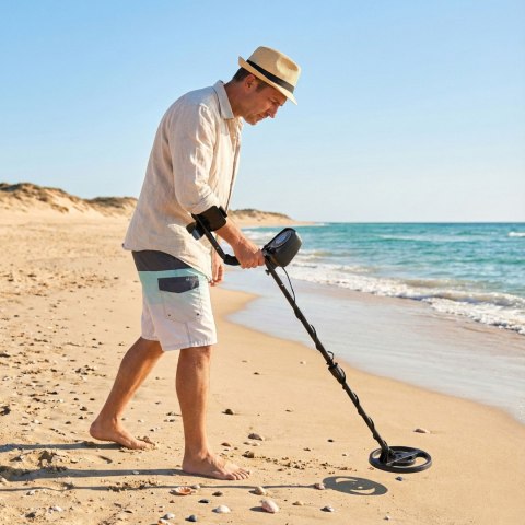 Wykrywacz metali detektor 2 tryby do poszukiwań złota srebra monet