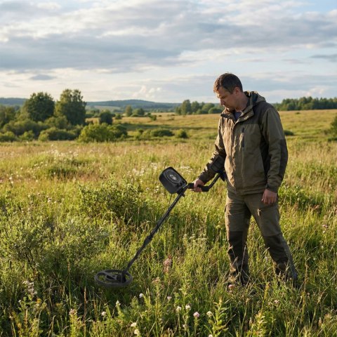Wykrywacz metali detektor 2 tryby do poszukiwań złota srebra monet