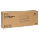 Szafka na buty z siedziskiem regał ławka tapicerowana 80 cm 2 półki ModernHome