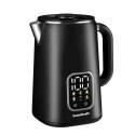 Czajnik elektryczny bezprzewodowy 1,7l smart z regulacją temperatury obrotowy czarny