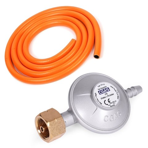 Ogrzewacz parasol gazowy 180 cm grzejnik 11.5 kW na ogród patio reduktor wąż pokrowiec MultiGarden