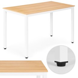 Stół do kuchni jadalni dla 4-5 osób biurko komputerowe 120x60 cm jasny dąb ModernHome