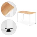 Stół do kuchni jadalni dla 4-5 osób biurko komputerowe 120x60 cm jasny dąb ModernHome