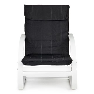 FOTEL FIŃSKI BUJANY FINKNA DO SALONU BIAŁY GIĘTA SKLEJKA MODERNHOME