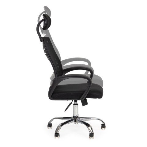 FOTEL OBROTOWY BIUROWE KRZESŁO ZAGŁÓWEK BUJANIE Z PODNOŚNIKIEM MODERNHOME