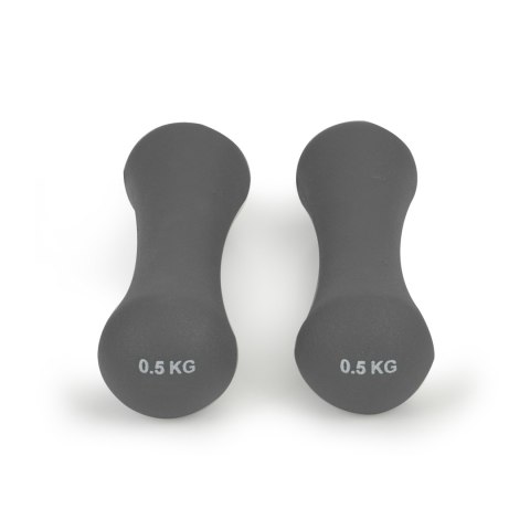 HANTELKI CIĘŻARKI NEOPRENOWE ZESTAW FITNESS 2X0,5 KG
