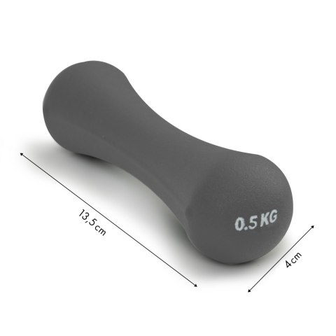 HANTELKI CIĘŻARKI NEOPRENOWE ZESTAW FITNESS 2X0,5 KG