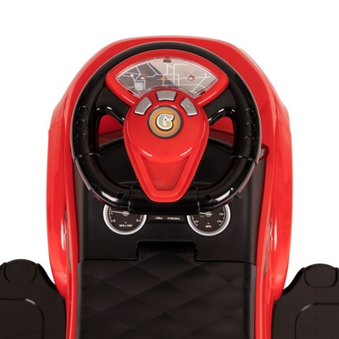 JEŹDZIK CHODZIK PCHACZ 3W1 AUTKO SUPER CAR CZERWONY