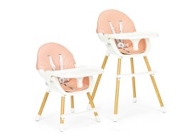 KRZESEŁKO FOTELIK DO KARMIENIA 2W1 RÓŻOWE ECOTOYS