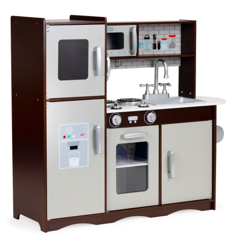 KUCHNIA DLA DZIECI DREWNIANA DUŻA SZAFKI LODÓWKA ECOTOYS