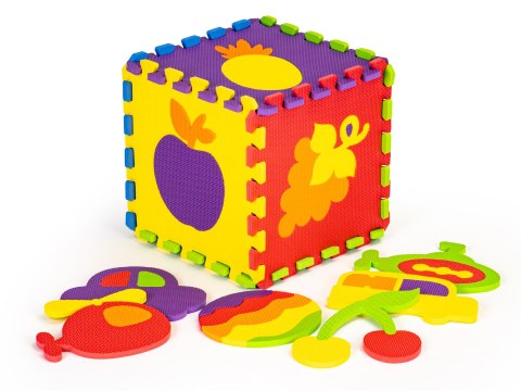 MATA PIANKOWA EDUKACYJNA EVA PUZZLE 20 ELEMENTÓW 148X119 CM ECOTOYS