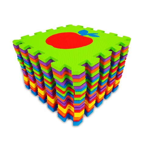 MATA PIANKOWA EDUKACYJNA EVA PUZZLE 20 ELEMENTÓW 148X119 CM ECOTOYS