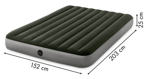 MATERAC DMUCHANY ŁÓŻKO DWUOSOBOWY 203X152 CM INTEX 64109
