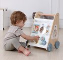 PCHACZ CHODZIK DREWNIANY EDUKACYJNY Z RUCHOMYMI ELEMENTAMI ECOTOYS