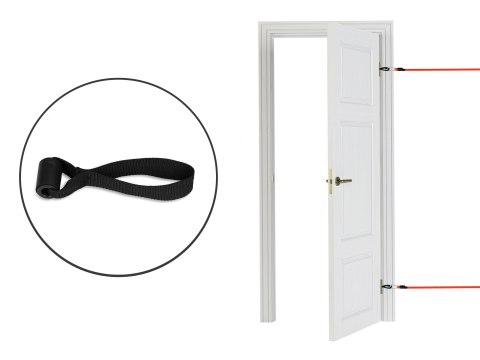 ZESTAW 5 GUM EKSPANDERÓW FITNESS RĄCZKI UCHWYTY