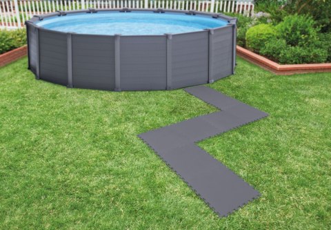 MATA PIANKOWA PUZZLE 50X50 CM 8 SZTUK POD BASEN INTEX 29084