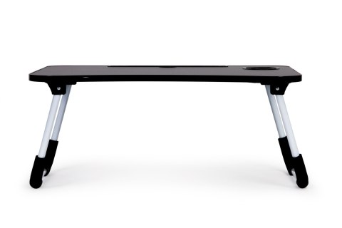 PODSTAWKA POD LAPTOPA STOLIK DO ŁÓŻKA 60X40 CM CZARNA MODERNHOME
