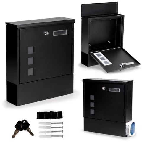 SKRZYNKA POCZTOWA NA LISTY ULOTKI GAZETOWNIK STAL GALWANIZOWANA MODERNHOME