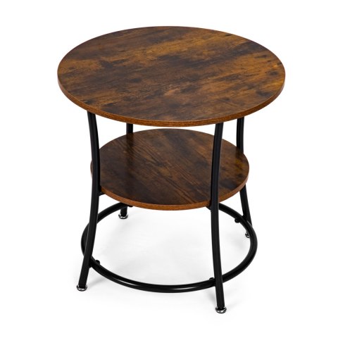 STOLIK STÓŁ KAWOWY OKRĄGŁY LOFTOWY INDUSTRIAL MODERNHOME