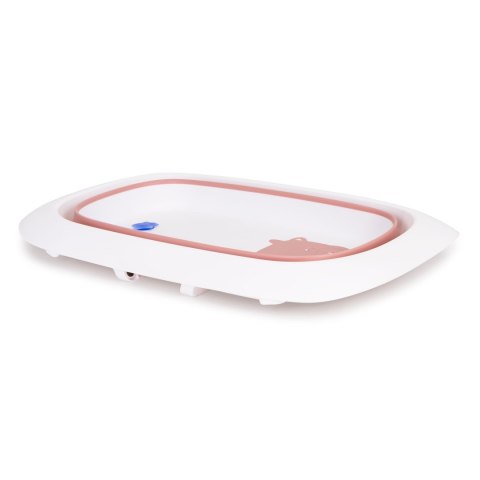 WANIENKA DLA DZIECI WANNA RÓŻOWA SKŁADANA Z ODPŁYWEM - KRÓWKA ECOTOYS