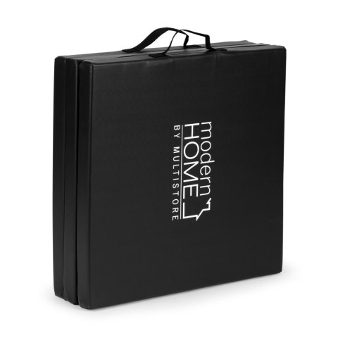 MATERAC GIMNASTYCZNY CZARNY DO ĆWICZEŃ FITNESS 182X60 CM