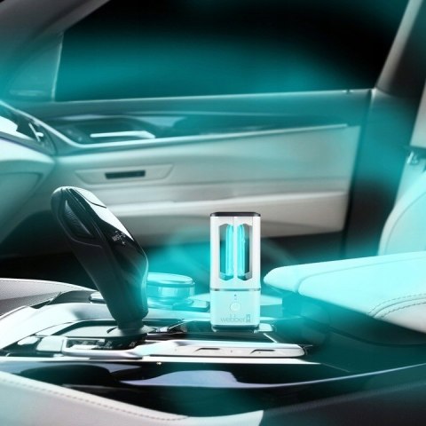 PRZENOŚNA LAMPA UV-C STERYLIZACJA DEZYNFEKCJA WEBBER